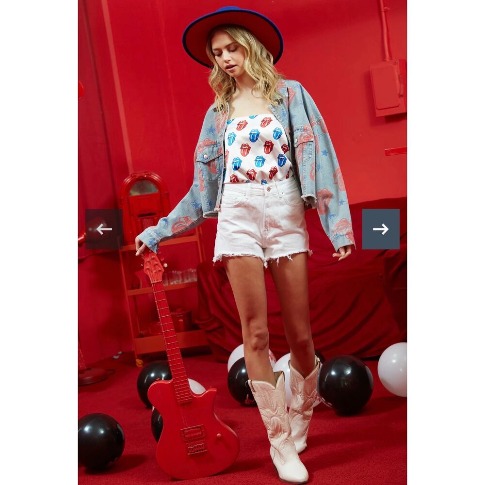 Fantastic Fawn - Official Rolling Stones Denim Jacket
